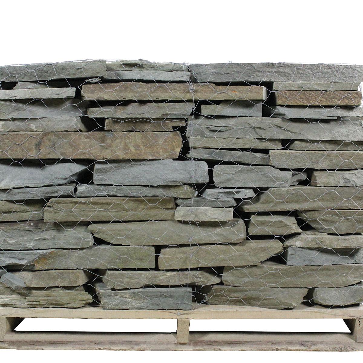 Colonial Grey Wallstone Thick Full Pallet | Kurtz Bros